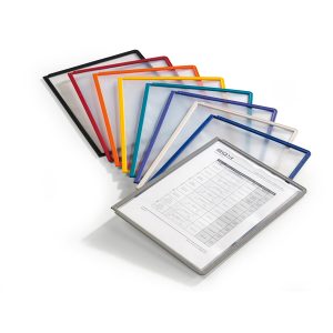 Pannelli di ricambio Sherpa per leggii Vario - nero - Durable - conf. 5 pezzi - immagine 1