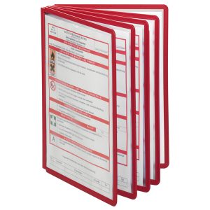 Pannelli di ricambio Sherpa® per leggii Vario® - rosso - Durable - conf. 5 pezzi - immagine 1
