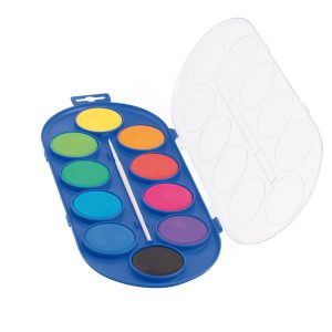Pastiglie Acquerelli  - ø 44mm - colori assortiti - Primo - astuccio 10 pastiglie - immagine 2