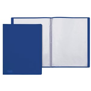 Portalistini Sviluppo - liscio - PPL - 22x30 cm - 60 buste - blu - Favorit - immagine 1