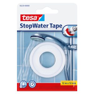Nastro StopWater per riparazioni - Teflon - 1,2 cm x 12 m - bianco - Tesa - immagine 1