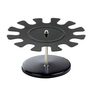 Portatimbri circolare - 12 posti - nero - metallo - Koala - immagine 1