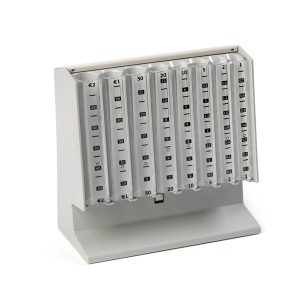 Distributore manuale di monete Eurocoin - 25x10,4x17 cm - grigio chiaro - Holenburg - immagine 1
