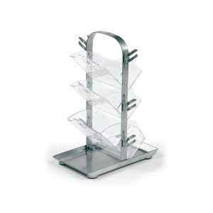 Portatimbri Fishbone - 6+6 posti - silver - Turikan - immagine 1