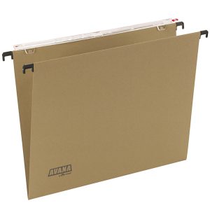 Cartella sospesa Avana - cassetto - interasse 39 cm - fondo V - 37 x 24,5 cm - avana - Bertesi - immagine 1