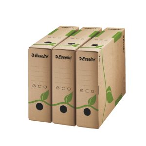 Scatola archivio EcoBox - dorso 8 cm - 32,7x23,3 cm - Esselte - immagine 1