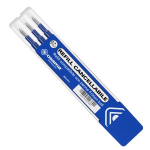 Refill per penne gel cancellabili  - punta 0,7 mm - blu - Osama - conf. 3 pezzi - immagine 1