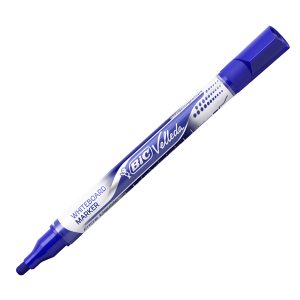 Marcatori Whiteboard Marker Velleda liquid Ink - punta tonda 2,2mm - blu - Bic - immagine 2