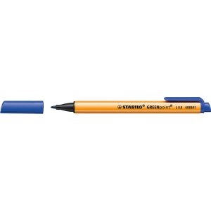 Pennarello Greenpoint - punta 0,8mm - blu - Stabilo - immagine 1