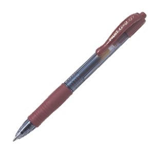 Roller gel a scatto G-2 - punta 0,7mm - caramello - Pilot - immagine 1