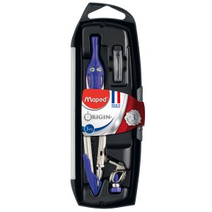 Compasso Origin - in acciaio - diametro max cerchio 420mm - 3 pezzi - Maped - immagine 1