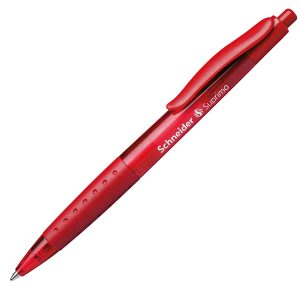 Penna a sfera a scatto Suprimo  - tratto medio - rosso - Schneider - immagine 1