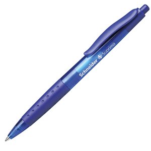 Penna a sfera a scatto Suprimo - tratto medio - blu  - Schneider - immagine 1