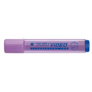 Evidenziatore Tratto Video  - punta a scalpello - tratto da 1,0mm-5,0mm - lilla - Tratto - immagine 2