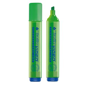 Evidenziatore Tratto Video  - punta a scalpello - tratto da 1,0mm-5,0mm - verde - Tratto - immagine 1