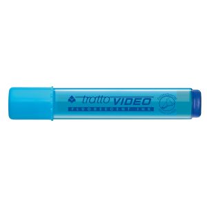 Evidenziatore Tratto Video  - punta a scalpello - tratto da 1,0mm-5,0mm - azzurro - Tratto - immagine 2