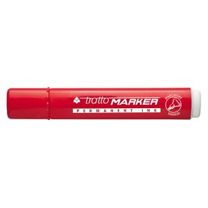Marcatore permanente Marker - punta tonda - tratto 2,50mm - rosso - Tratto - immagine 1