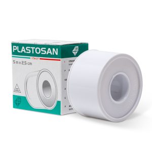 Cerotto - 2,5 cm - TNT - ipoallergenico - PVS - rotolo da 5 mt - immagine 2