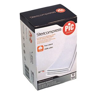 Garza sterile - 18 x 40 cm - MED'S - scatola da 12 compresse (imbustate singolarmente) - immagine 1