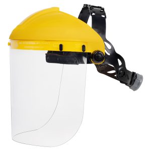 Porta visiera con protezione frontale + Visiera Balbi 2 - giallo - Deltaplus - immagine 1