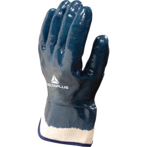 Guanti da lavoro pesante NI175 - nitrile - taglia 10 - blu - Deltaplus - immagine 1
