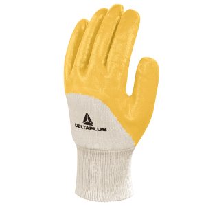 Guanti da lavoro pesante NI015 - nitrile leggero - taglia 10 - giallo - Deltaplus - immagine 2
