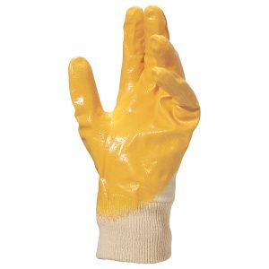 Guanti da lavoro pesante NI015 - nitrile leggero - taglia 10 - giallo - Deltaplus - immagine 3