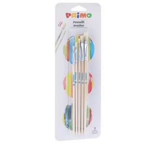 Pennelli e portapennelli - piatti - Primo - blister 5 pezzi - immagine 1