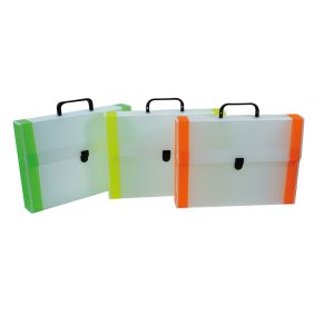 Valigetta Polionda - 38x53cm - dorso 5cm - dorso fluo - Ri.plast - immagine 1
