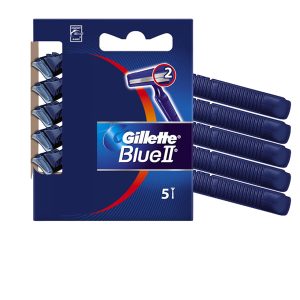 Gillette Blue II Standard - Gillette - kit 5 rasoi 2 lame usa & getta - immagine 1