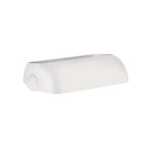 Coperchio per cestino gettacarte Soft Touch - 33,5x22,5x9 cm - 23 L - bianco - Mar Plast - immagine 1
