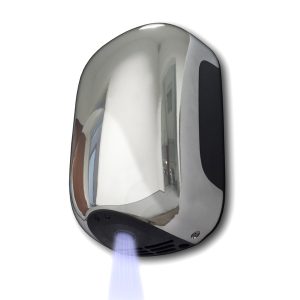 Asciugamani automatico Mini Zefiro - 23,8x15,6x9,9 cm - 900 W - ABS - cromato - Medial International - immagine 1