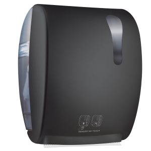Dispenser elettronico asciugamani Kompatto Advan 875 - 32 x 22,4 x 40,5 cm - nero - Mar Plast - immagine 1