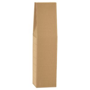 Scatola Onda - 1 bottiglia - in cartone - 9 x 9 x 37 cm - avana - Scotton - immagine 1