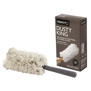Spolverino Dusty King - microfibra - 3 ricambi inclusi - bianco/nero - Perfetto - immagine 1