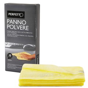 Panno Pulipolvere - con oli minerali - 45x30 cm - giallo - Perfetto - conf. 10 pezzi - immagine 1