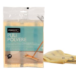 Retine di ricambio per scopa Pulipolvere - 45x22 cm - giallo - Perfetto - conf. 20 pezzi - immagine 1