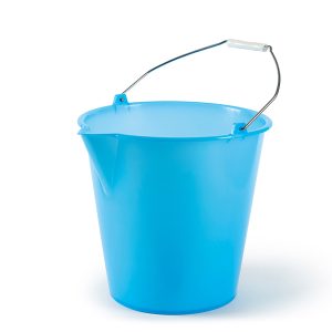 Secchio con becco - in politene - 12 L - azzurro - PerfettoFactory - immagine 1
