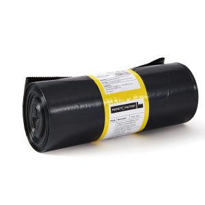 Sacchi per rifiuti Hercules - 90x120 cm - 150 L - 65 micron - nero - PerfettoFactory - rotolo da 10 sacchetti - immagine 1