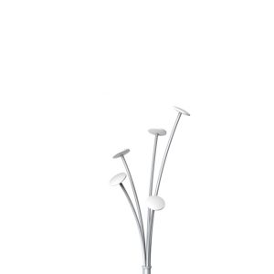Appendiabiti - con portaombrelli - 5 posti - 187 x 38 cm - bianco - Alba - immagine 2