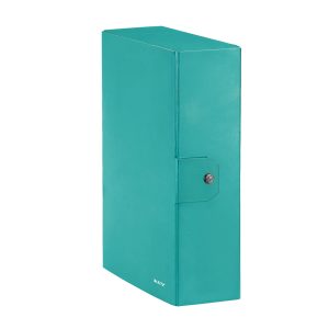Scatola progetto WOW - dorso 10 cm - acquamarina metallizzato - Leitz - immagine 1