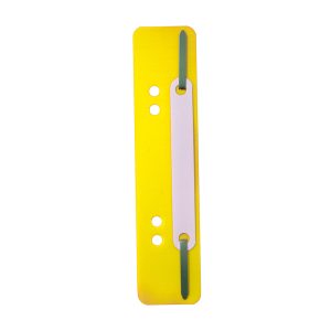 Pressini fermafogli - 38x150 mm - giallo - Durable - conf. 25 pezzi - immagine 1
