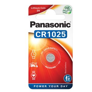 Micropila CR1025 - litio - Panasonic - blister 1 pezzo - immagine 1