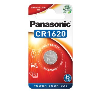 Micropila CR1620 - litio - Panasonic - blister 1 pezzo - immagine 1