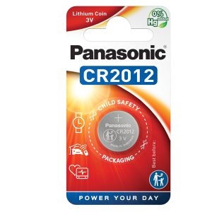 Micropila CR2012 - litio - Panasonic - blister 1 pezzo - immagine 1