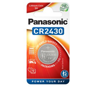 Micropila CR2430 - litio - Panasonic - blister 1 pezzo - immagine 1