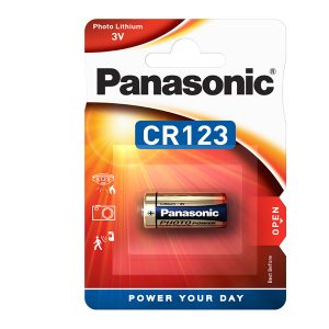 Micropila CR123 Photo - litio - Panasonic - blister 1 pezzo - immagine 1