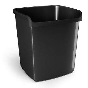 Cestino gettacarte Mydesk - altezza 32,3 cm - 15 L - nero - Arda - immagine 1