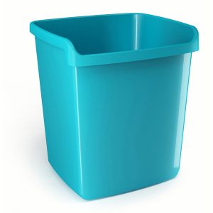 Cestino gettacarte Mydesk - altezza 32,3 cm - 15 L - turchese - Arda - immagine 1
