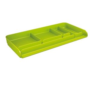 Vaschetta portacancelleria Mydesk - 26,1x12,5x2,8 cm - verde - Arda - immagine 1